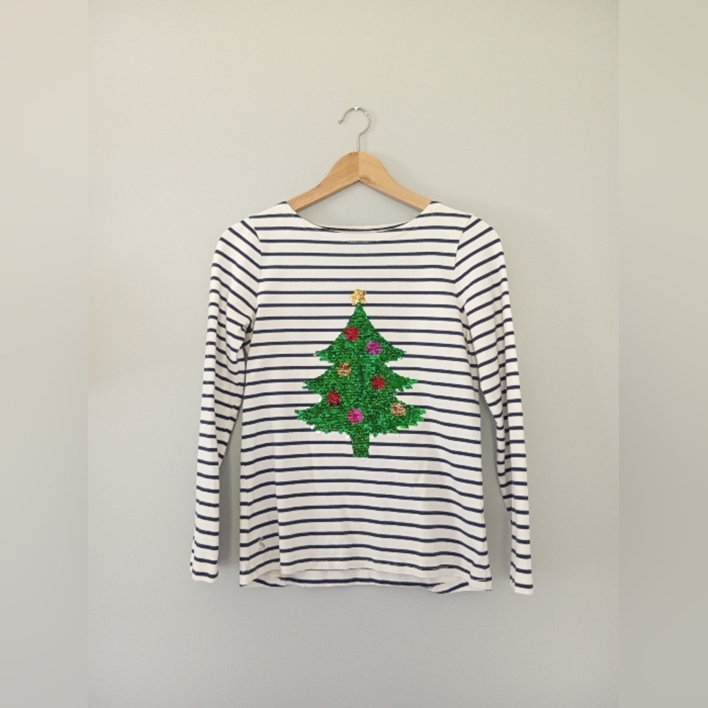 Striped Christmas Tree Sweater